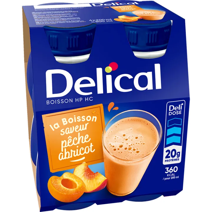 Delical Boisson HP HC Lactée 4x200ml