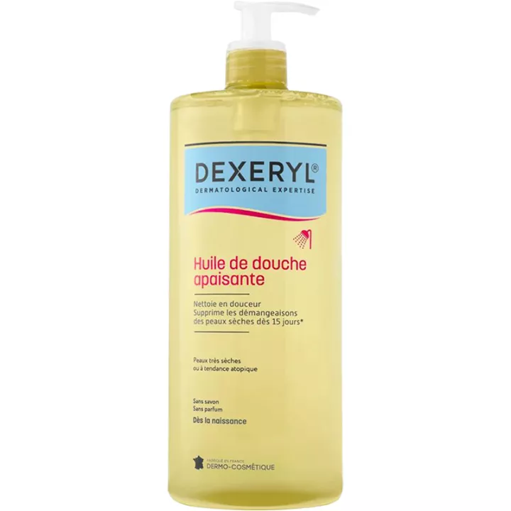 Dexeryl essentiële verzachtende douche olie zeer droge huid 