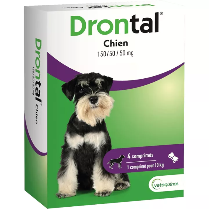 Drontal Dog Vermifuge in palatable tablets Vetoquinol