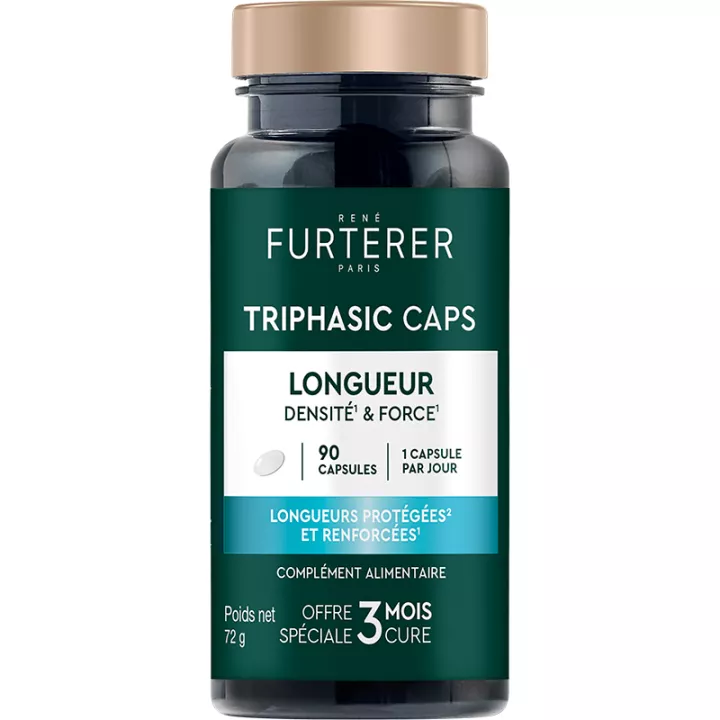 Furterer Triphasic Caps Longueur Densité & Force 90 capsules