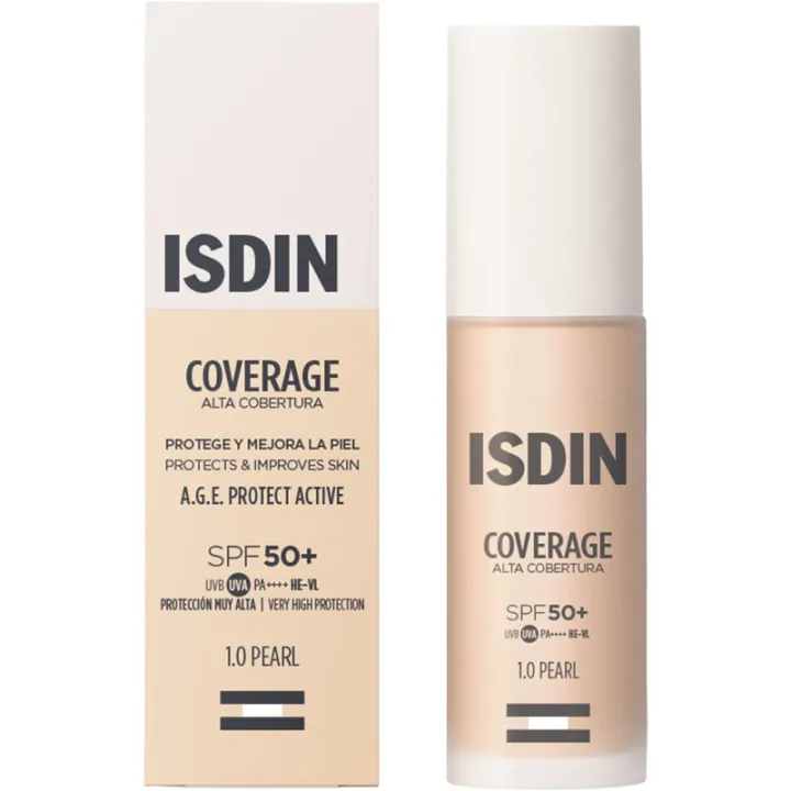 Base de maquillaje Isdin Cobertura SPF50+ 30 ml