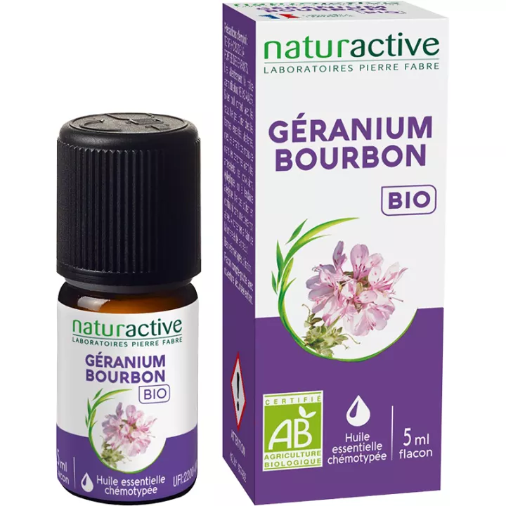 Naturactive Huile Essentielle Bio Géranium Bourbon 5 ml