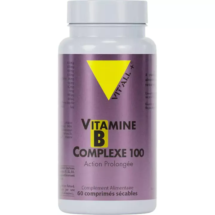Vitall+ Vitaminas Complejo B 100 acción prolongada