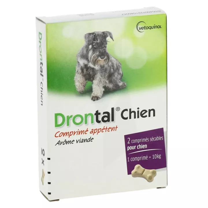 Drontal Hund Entwurmungstabletten Appetitanreger Vetoquinol