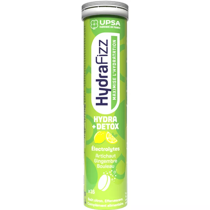 UPSA Hydrafizz Hydra + Detox 16 comprimidos efervescentes