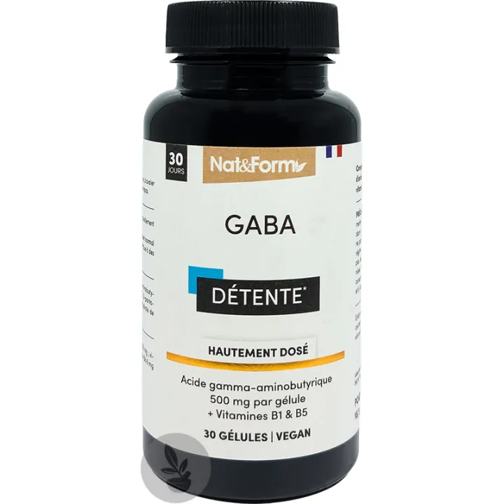 Nat & Form Nutraceutique Gaba 30 Gélules
