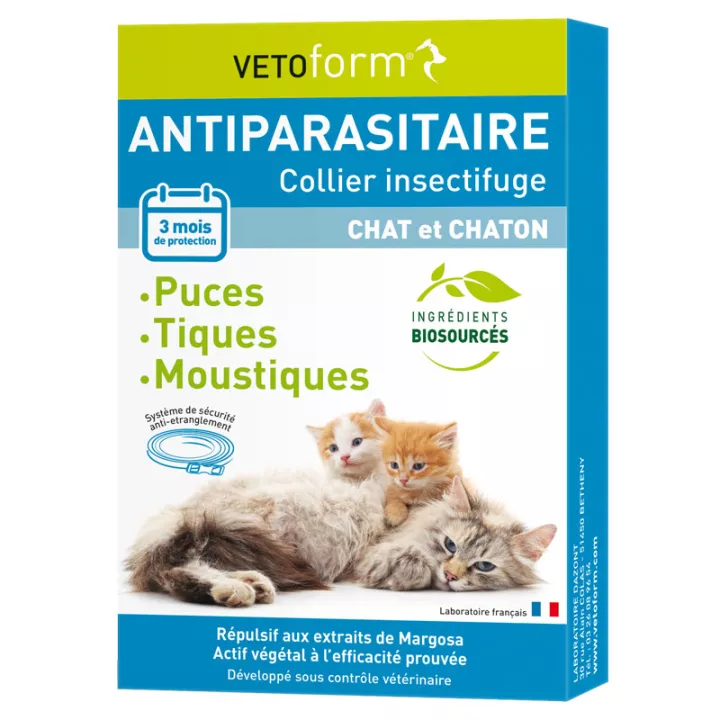 VETOFORM DISINFESTAZIONE E GATTINO GATTO COLLARE 35 CM