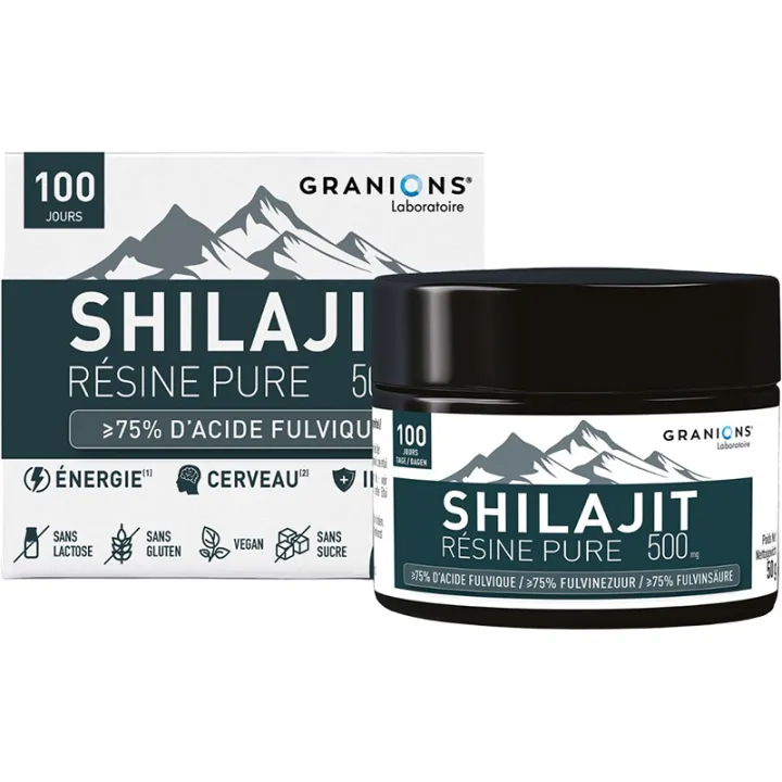 Shilajit Pure Resin 500 mg Granions