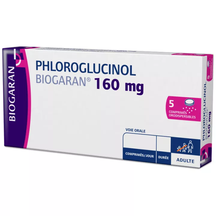 Phloroglucinol Biogaran 160 mg 5 tabletten