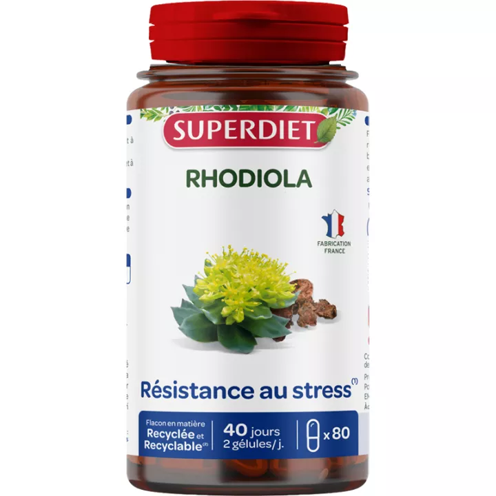 Superdiet Rhodiola Stress Resistance 80 capsules