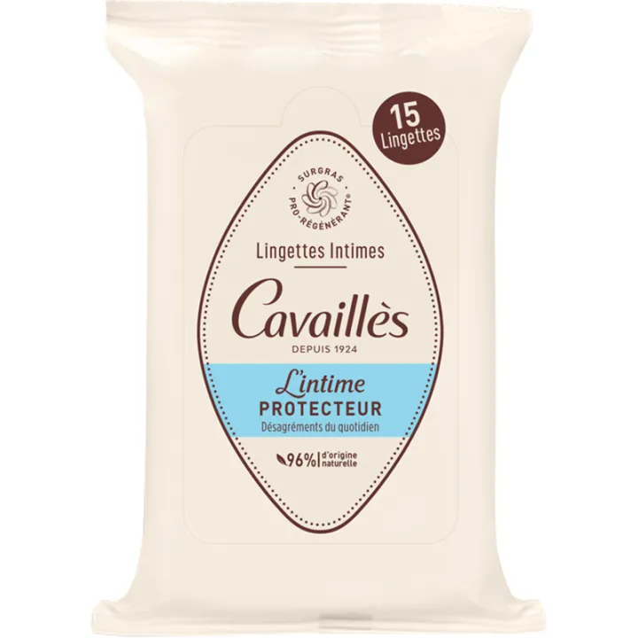 Cavaillès Защитные интимные салфетки x15