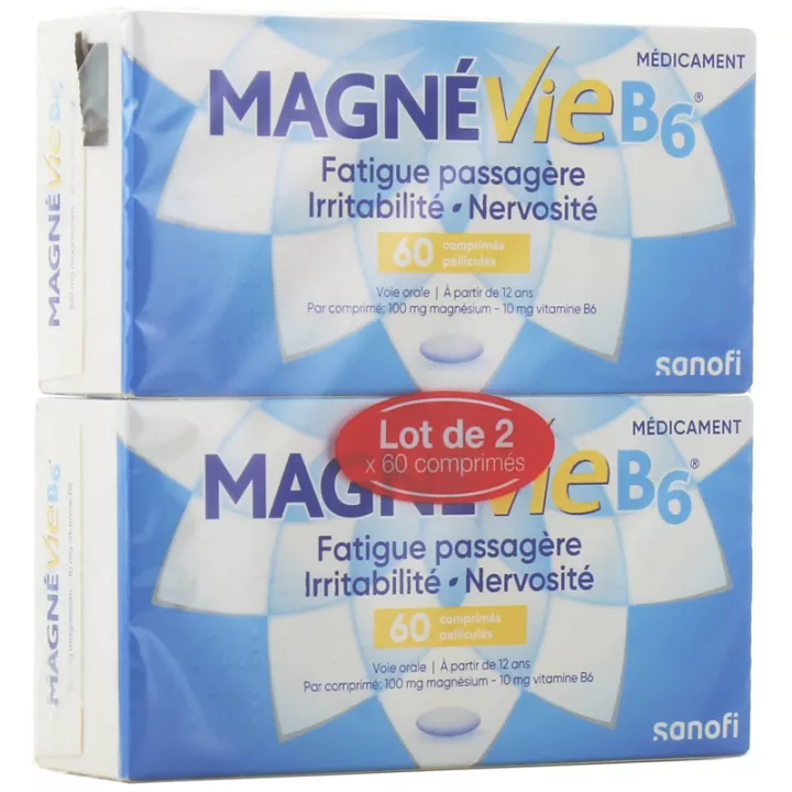 MagnéVie B6 Magnésium 60 Comprimés Sanofi