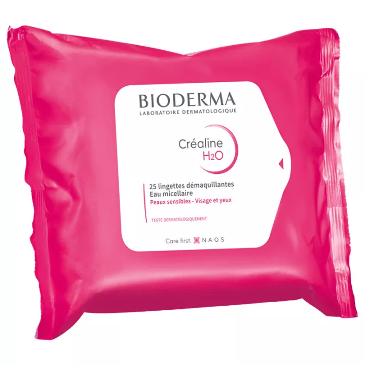 Salviette detergenti Bioderma Créaline H2O