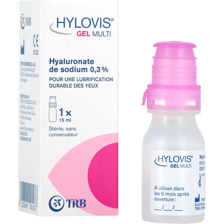 Hylovis Multi Gel Lubricant Ocular 15 ml