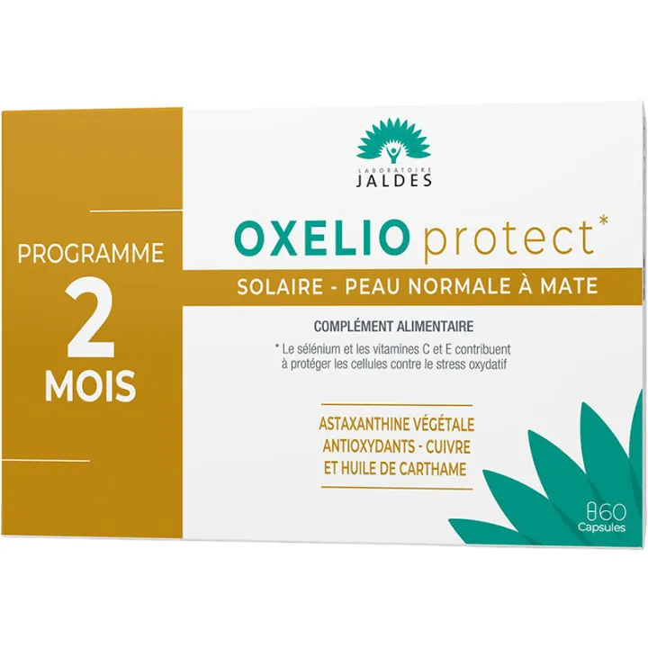 Oxelio Protect Protection Solaire Anti-Oxydant Jaldes 60 Capsules