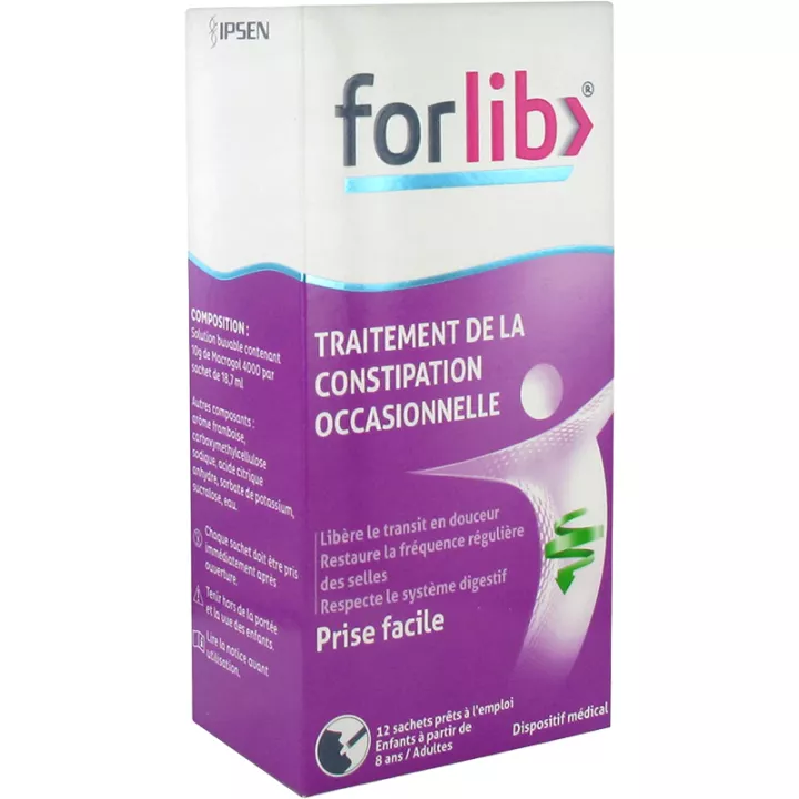 FORLIB Soluzione lassativa bevibile Stitichezza 12 Bustine