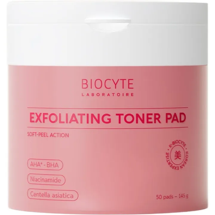 Biocyte K-Beauty отшелушивающие тонизирующие салфетки, 50 шт.