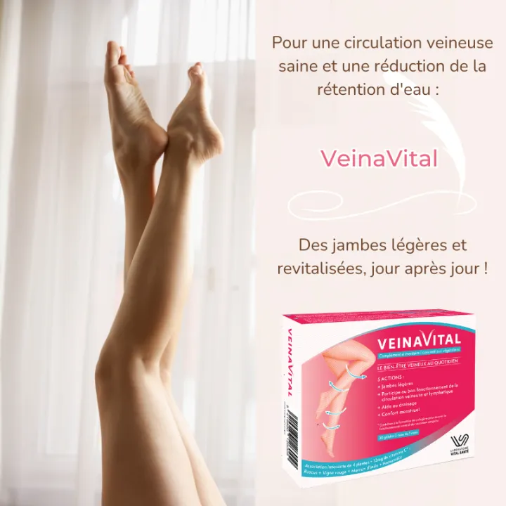 Veinavital Bienestar venoso 30 cápsulas