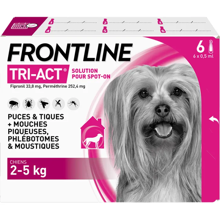 Frontline Tri-Act Hunde XS 2-5 kg