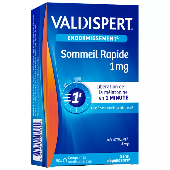 Valdispert Endormissement Sommeil Rapide 1 mg 50 tablets 