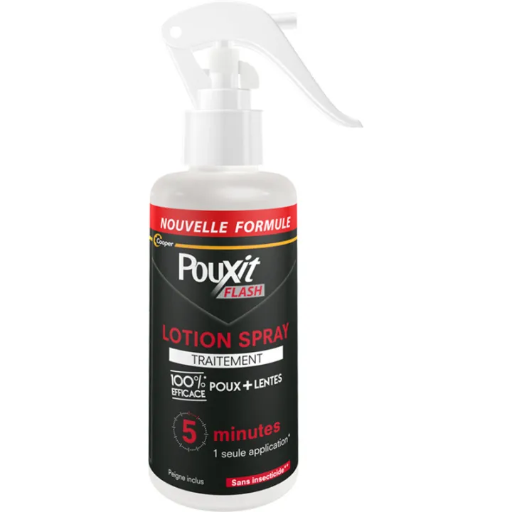Pouxit Flash Lotion Spray gegen Läuse und Nissen 150 ml