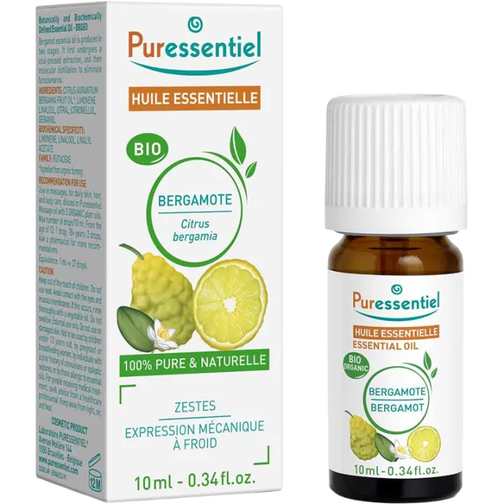 Puressentiel Huile Essentielle Bio Bergamote 10 ml
