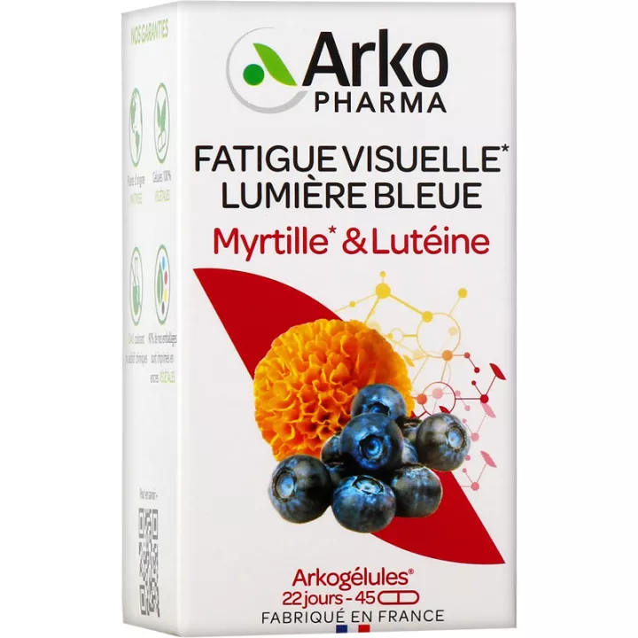 Arkogélules Myrtille et Lutéine 45 gélules