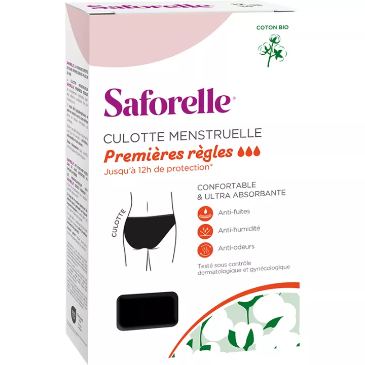 Saforelle Culotte Menstruelle Premières Règles 12-14 ans