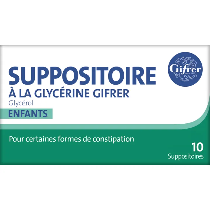SUPPOSITORY GLICERINA BAMBINO GIFRER BOX 10