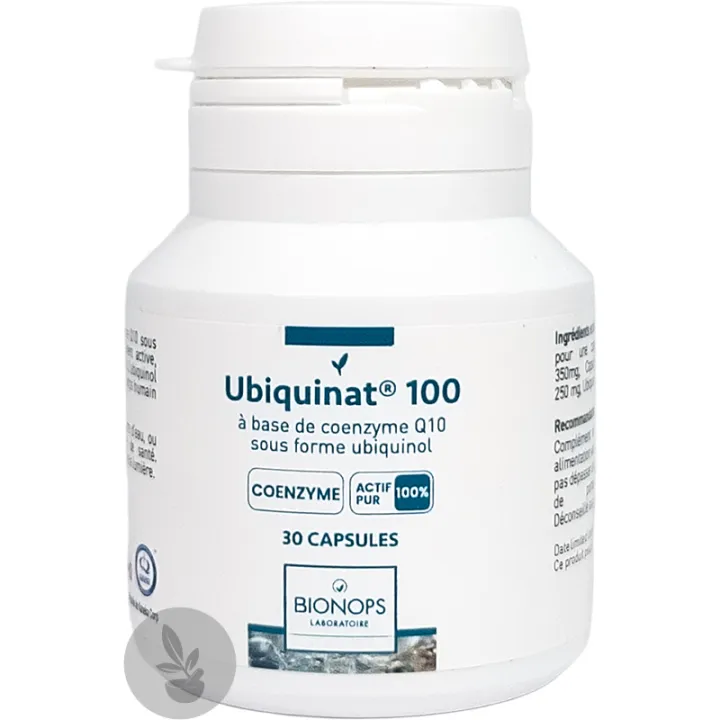 Ubiquinat 100 Ubiquinol antioxidant 30 capsules Bionops