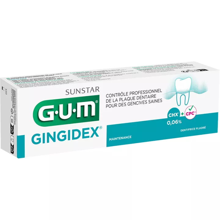 Sunstar Gum Gingidex Pasta dentífrica con flúor 75 ml