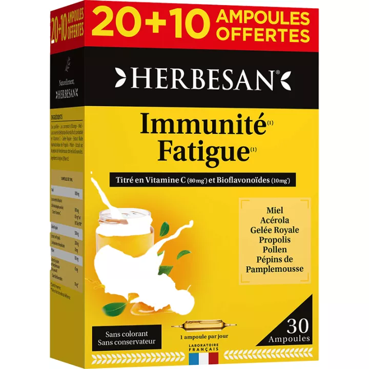 Herbesan Immunity Fatigue 30 Vials