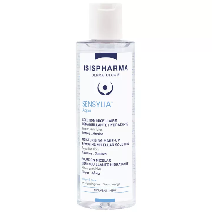 Isispharma Sensylia Aqua Mizellenlösung feuchtigkeitsspendender Make-up-Entferner 400ml