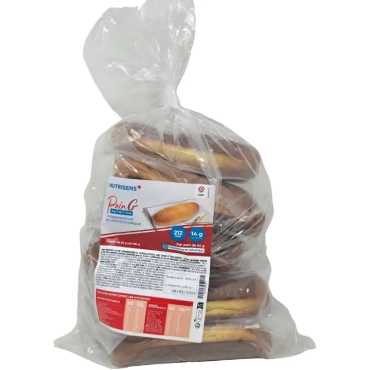 G-Nutrition Pão Brioche Nutrisens 12x65g