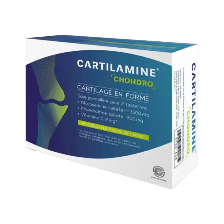 Cartilamine Chondro Souplesse articulaire 60 tabs E-Science