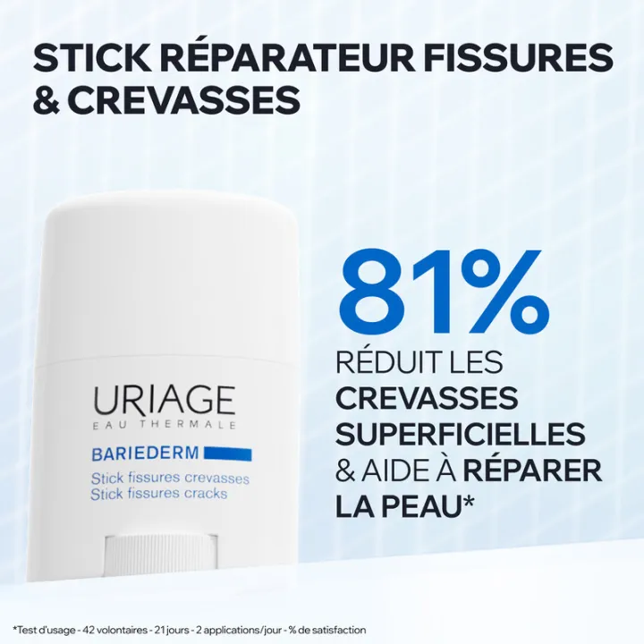 Uriage Bariederm Stick for Chapped and Cracked Skin, 22 g