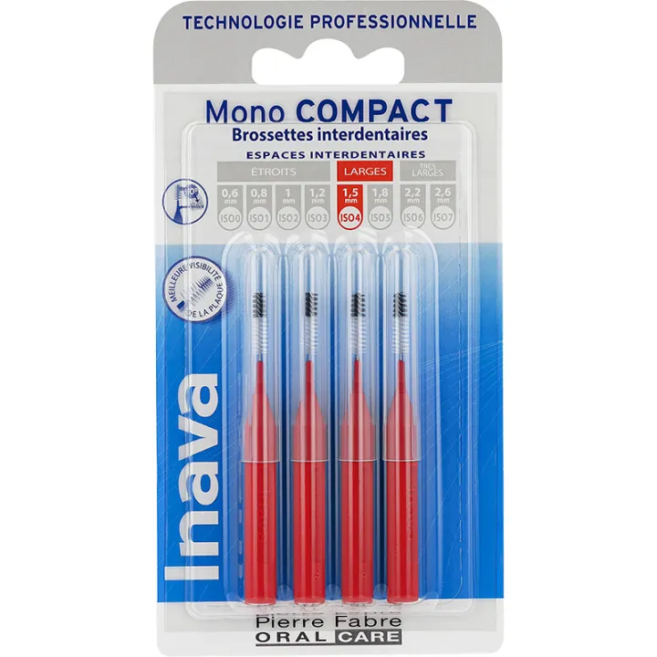 Inava Mono Compact Scovolini interdentali da 1,5 mm