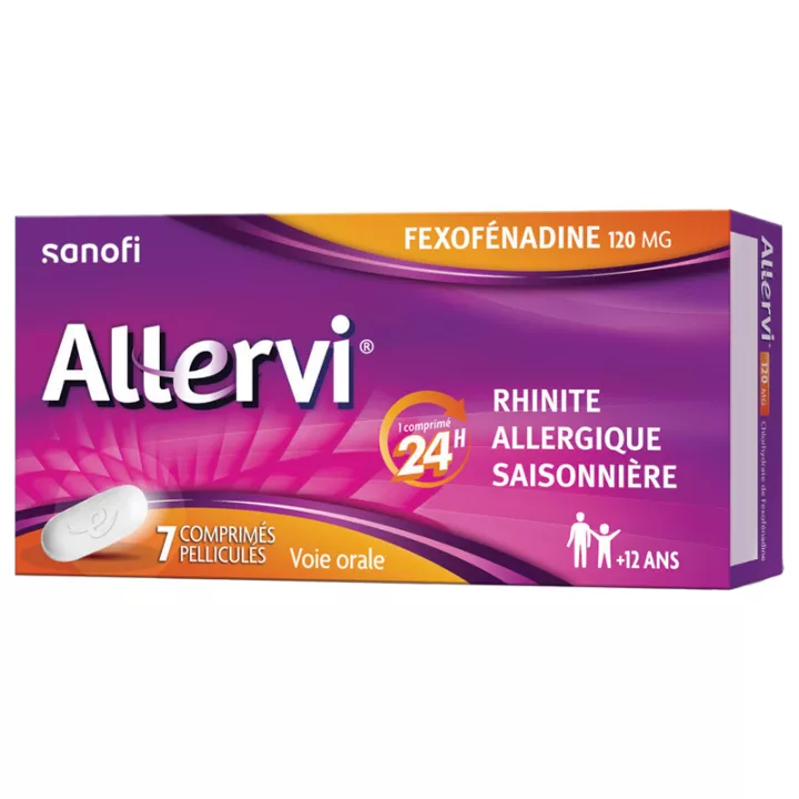 Allervi Rhinite Allergique Saisonnière 7 comprimés