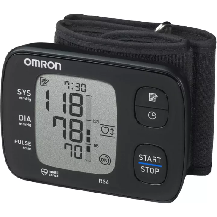 OMRON auto-wrist blood pressure monitor RS6