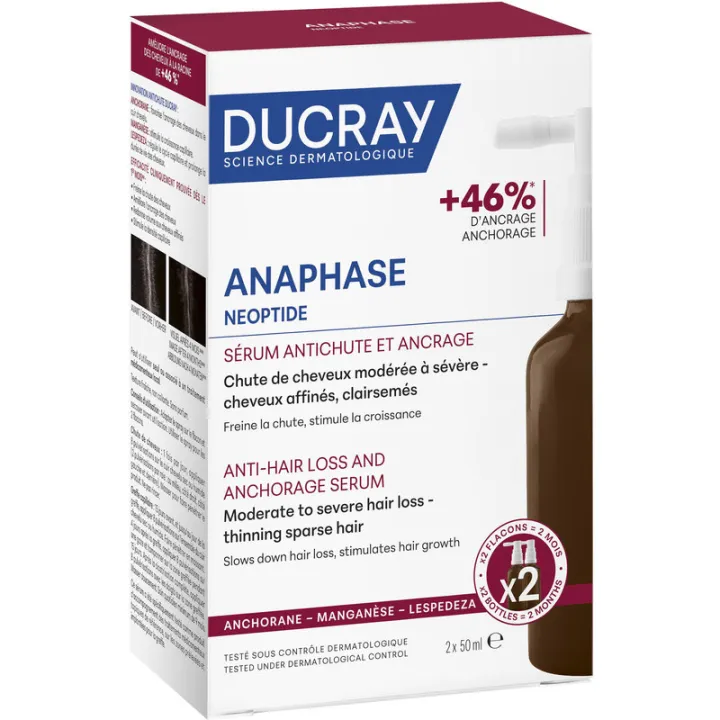 Ducray Anaphase Neoptide Anti-Hair Loss and Root-Strengthening Serum 2x50 ml