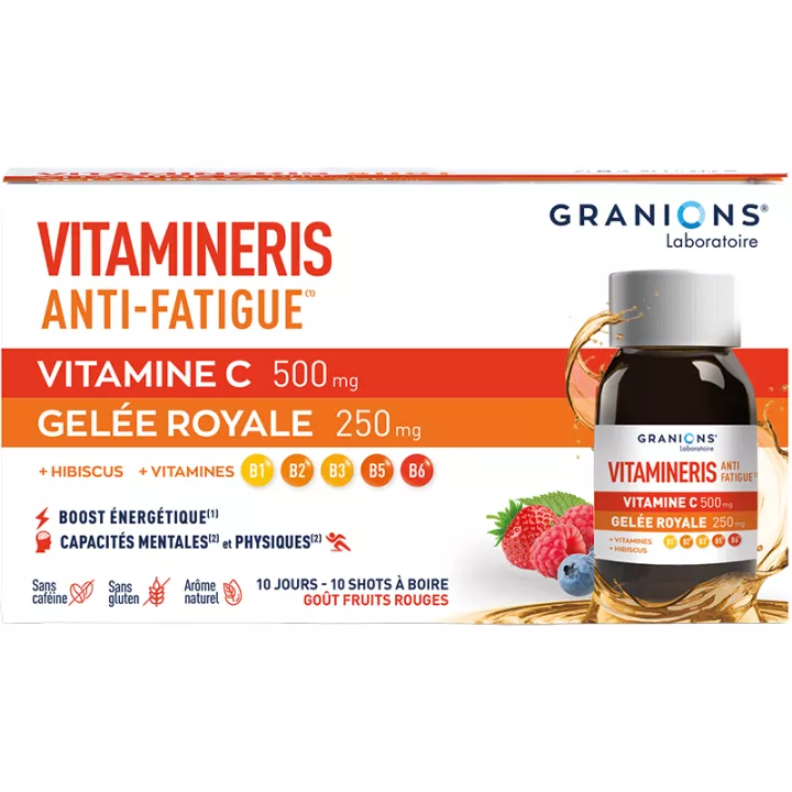 Granions Vitamineris Anti-Fatigue 10 shots