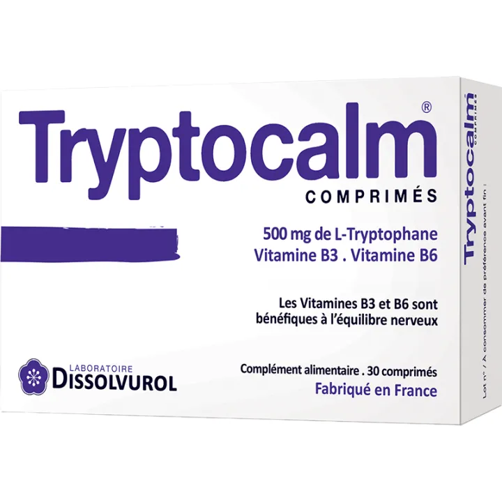 Tryptocalm Dissolvurol Équilibre Nerveux 30 comprimés