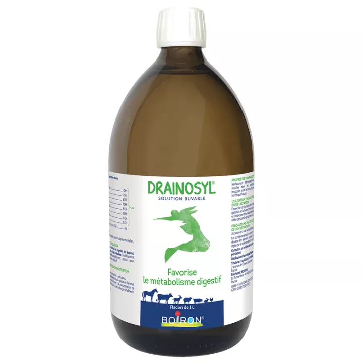 Drainosyl PVB DRAINAGE GA Boiron BOTTLE 1 L (Drainosyl PVB DRAINAGE HEPATIC DRAINAGE SKIN + PVB)