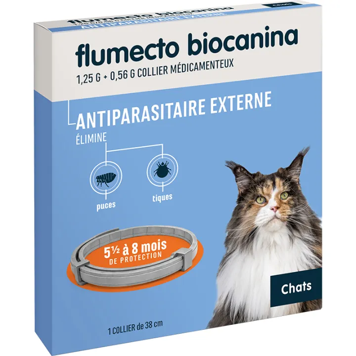 Flumecto Langdurige Bescherming Kattenhalsband Biocanina 