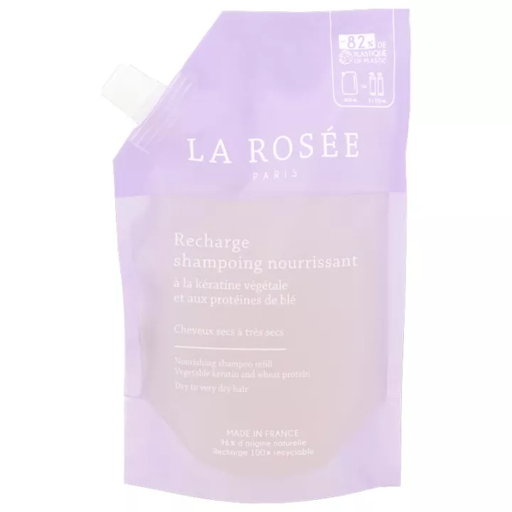 La Rosée Shampoo Nutriente alle Proteine del Grano 400 ml Ricarica