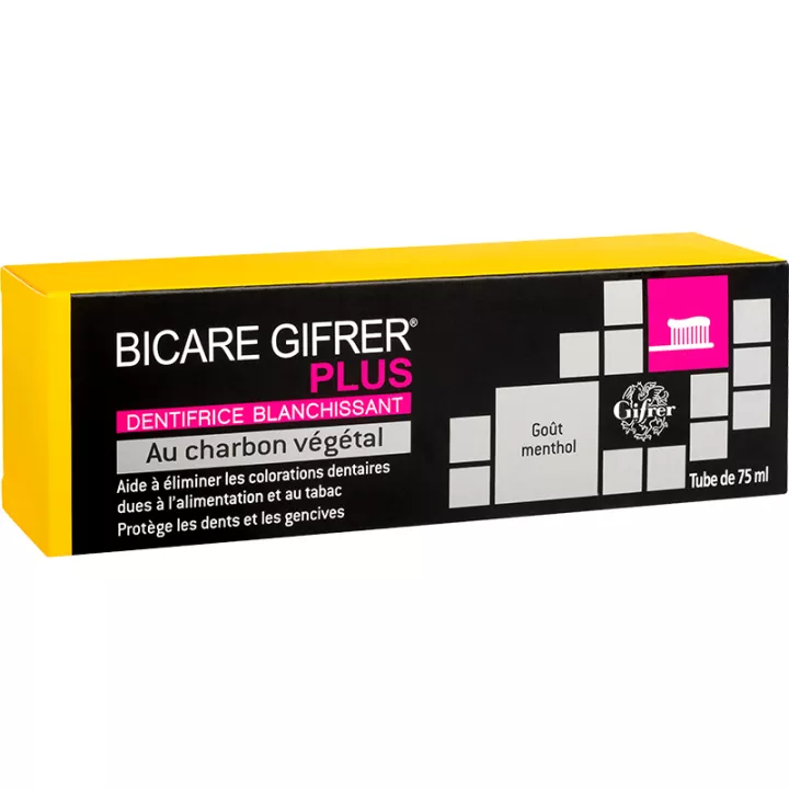 Gifrer Bicare Plus Zahnpasta Weisskohle 75 ml