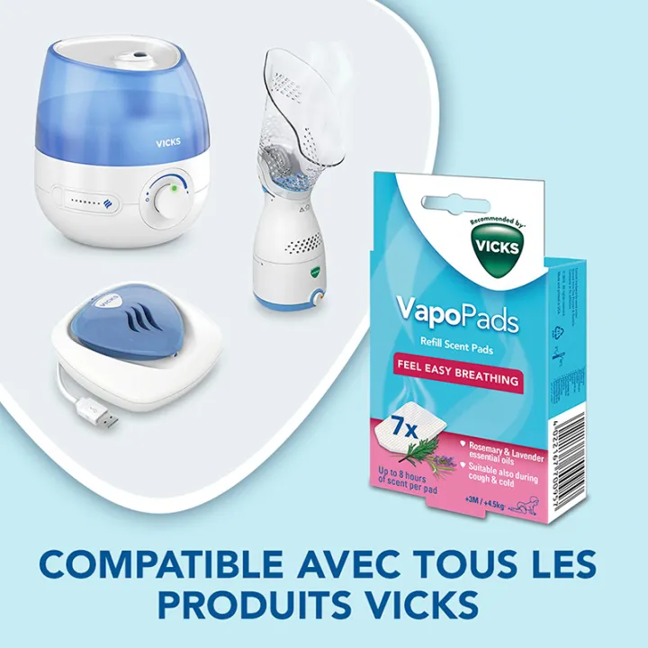 Vicks VapoPads Alecrim e Lavanda 
