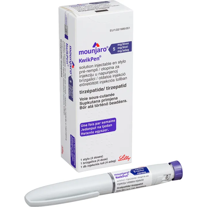 Mounjaro Stylo Prérempli KwikPen – Solution Injectable pour l’Obésité