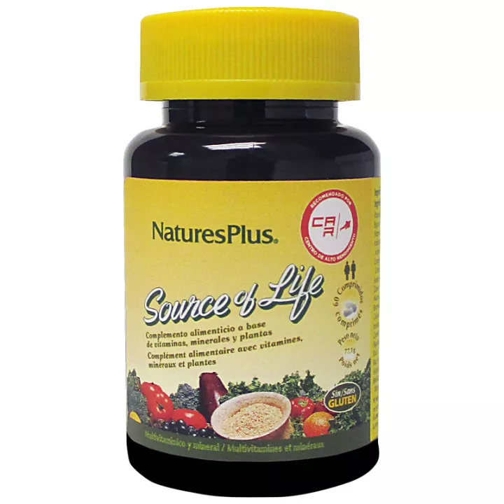 Natures Plus Source De Vie Adult 60 таблеток