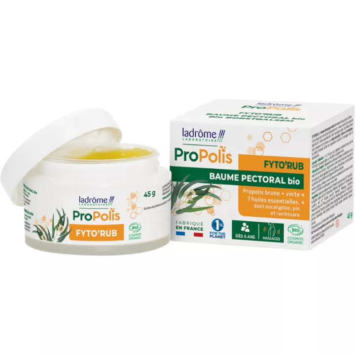 Ladrôme Propolis Fyto'Rub Organic Rub Balm 45 g